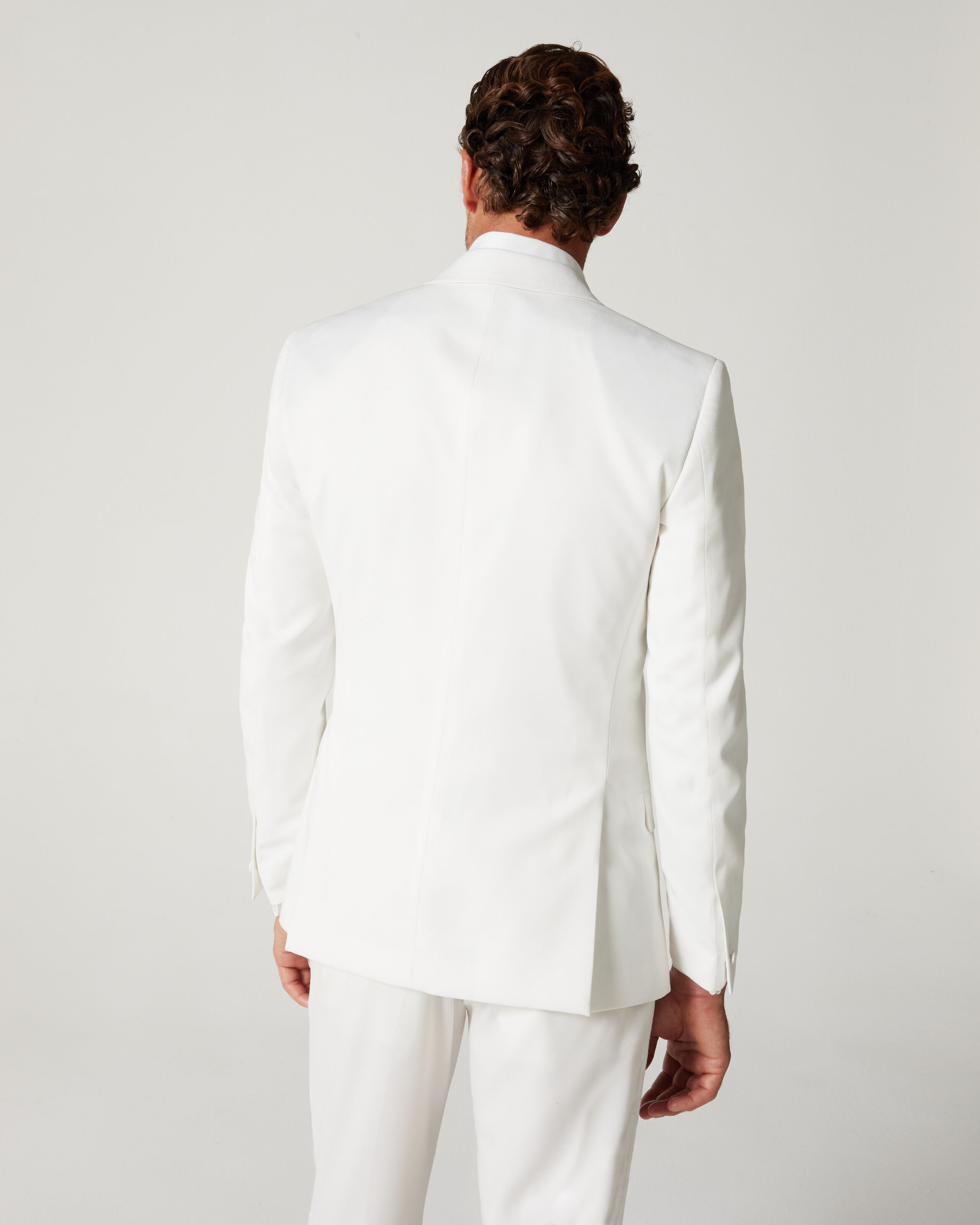 Ivory double breasted dinner jacket sale
